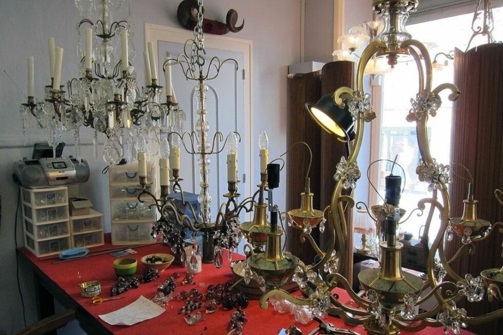 atelier restauration lustre ancien guillac