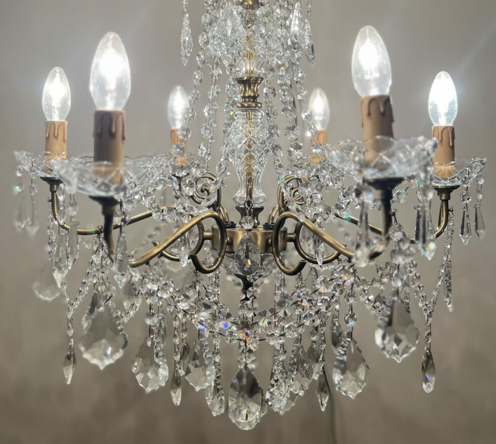 Restauration lustre ancien bretagne josselin