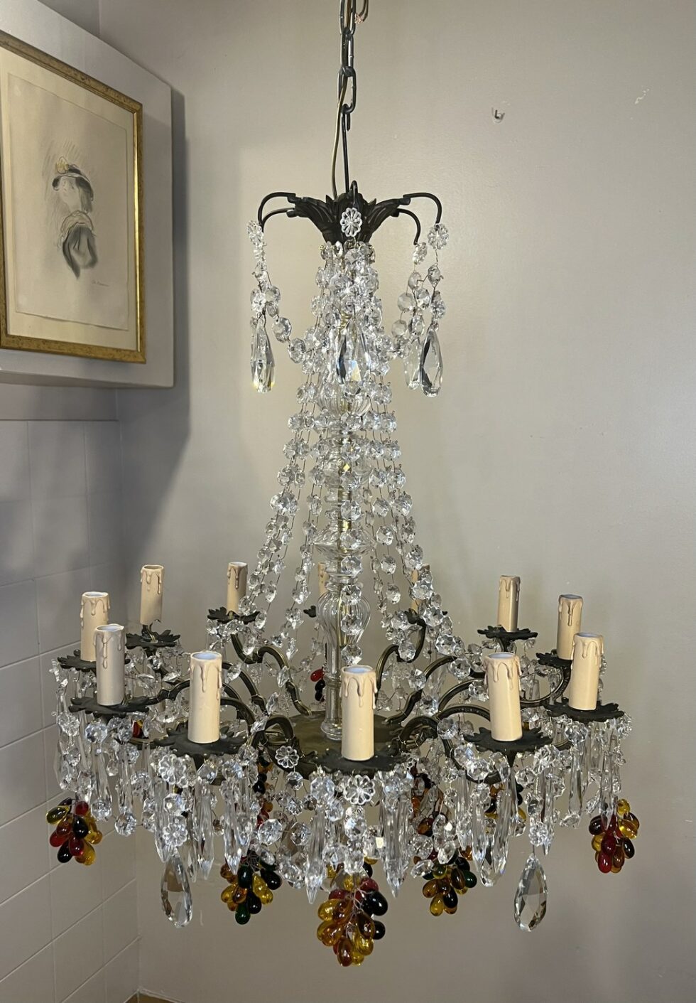 Restauration lustre josselin bretange ancien