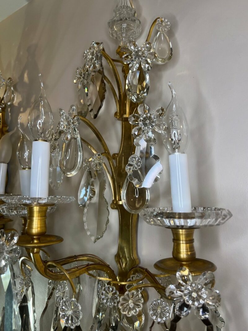 applique bronze et cristal atelier beaumanoir