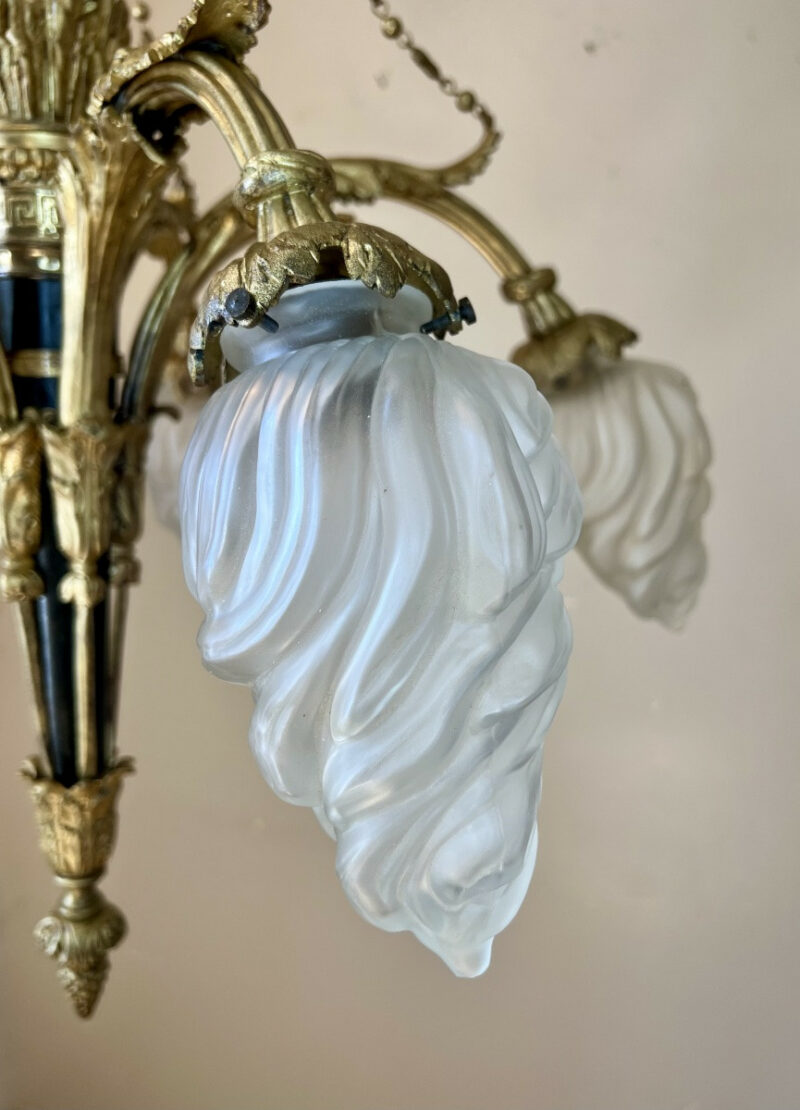 lumière lustre second empire
