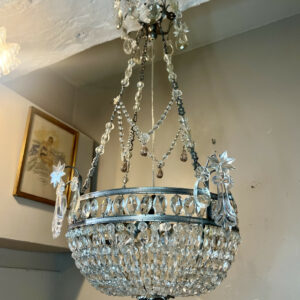 ancien lustre corbeille louis xvl - directoire