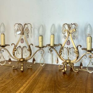 paire de girandole restaurées par notre atelier