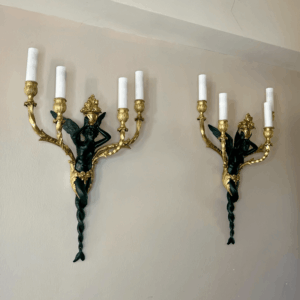 paire d'applique XIXe de style Louis XVI